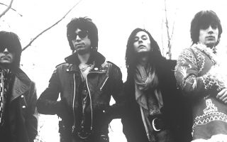 The Throbs -band in promo shoot