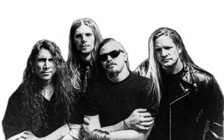 Galactic Cowboys black and white promotional photo