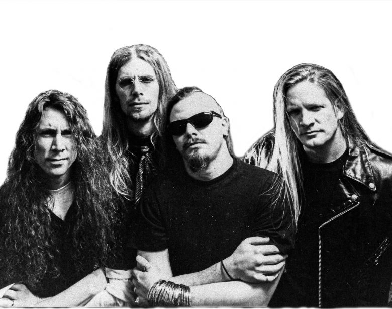 Galactic Cowboys black and white promotional photo